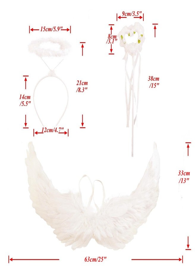 Nishine Angel Wing Halo Wand Costume Set (63x33cm) - Image 2